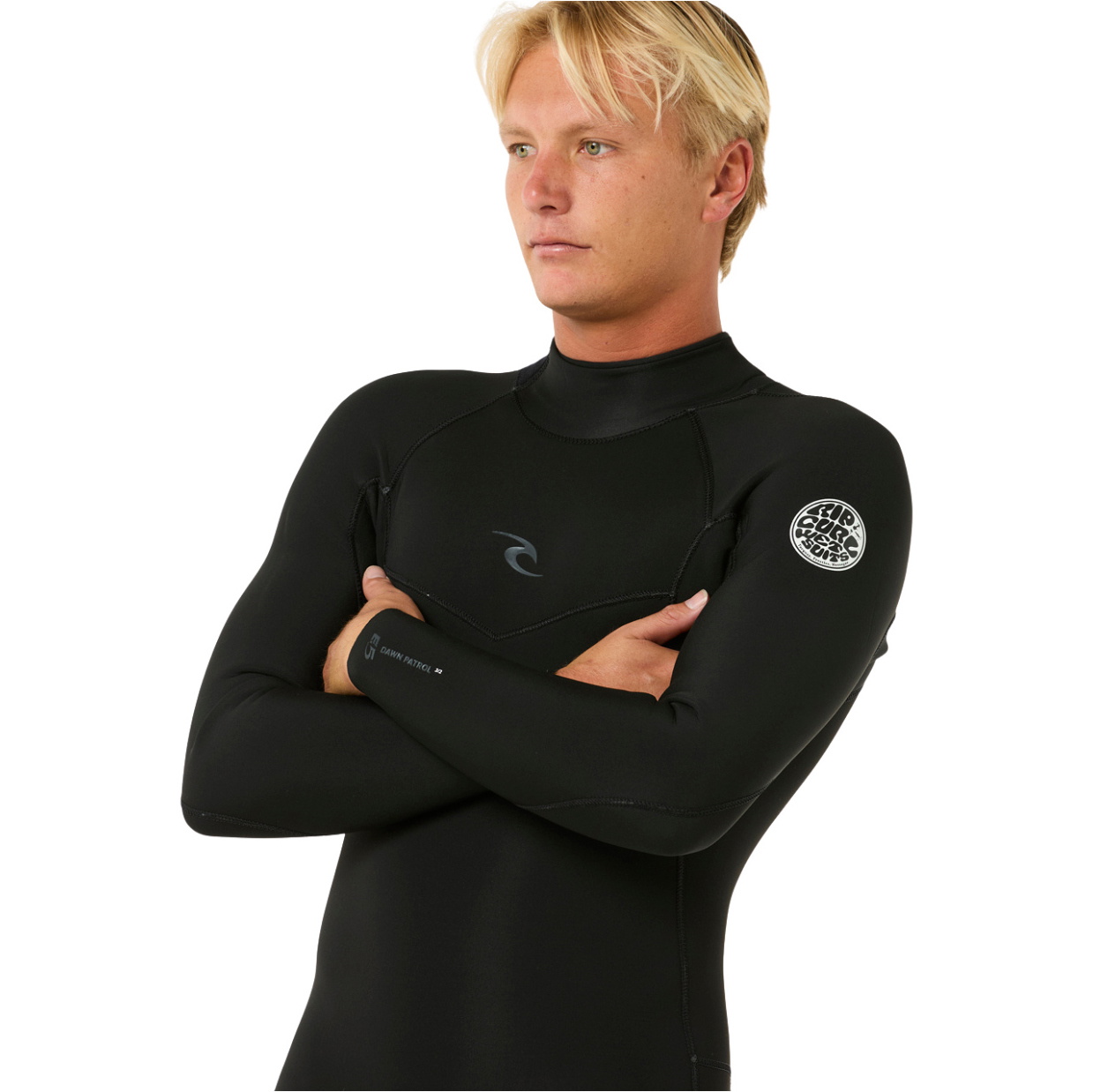 2026 Rip Curl Da Uomo Dawn Patrol 5/3mm Back Zip Muta 16SMFS - Black